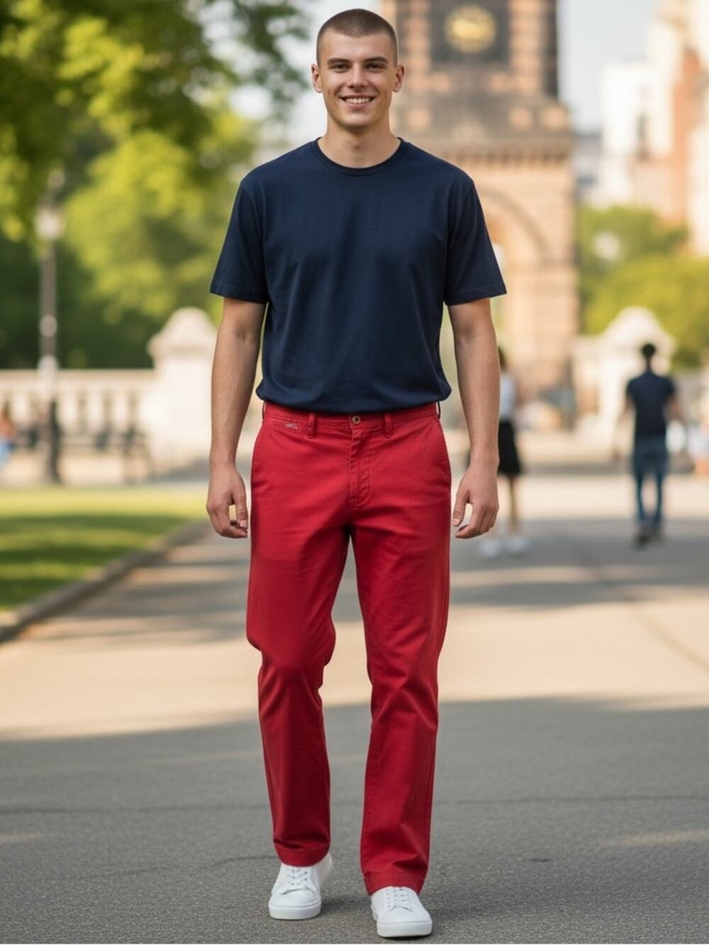 EXPRESS Men’s 30 x 30 Red PHOTOGRAPHER Chino Pant